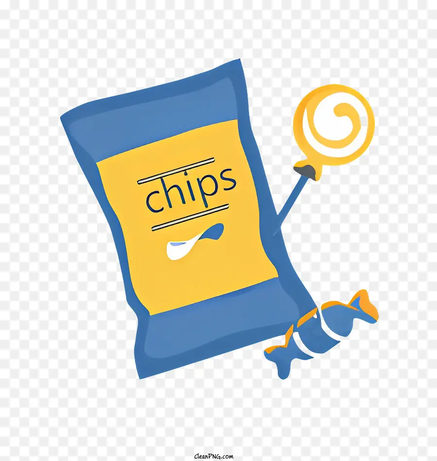 Bolsa De Chips，Pila De Chips PNG