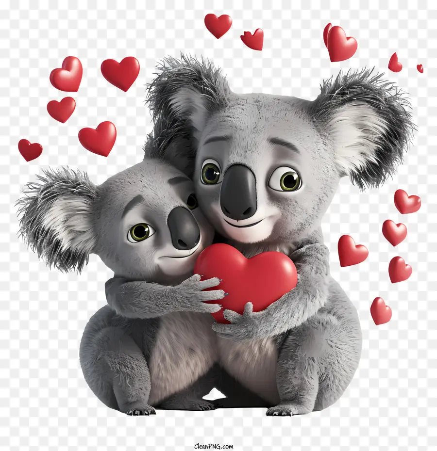 Amantes De Koala，Valentine PNG