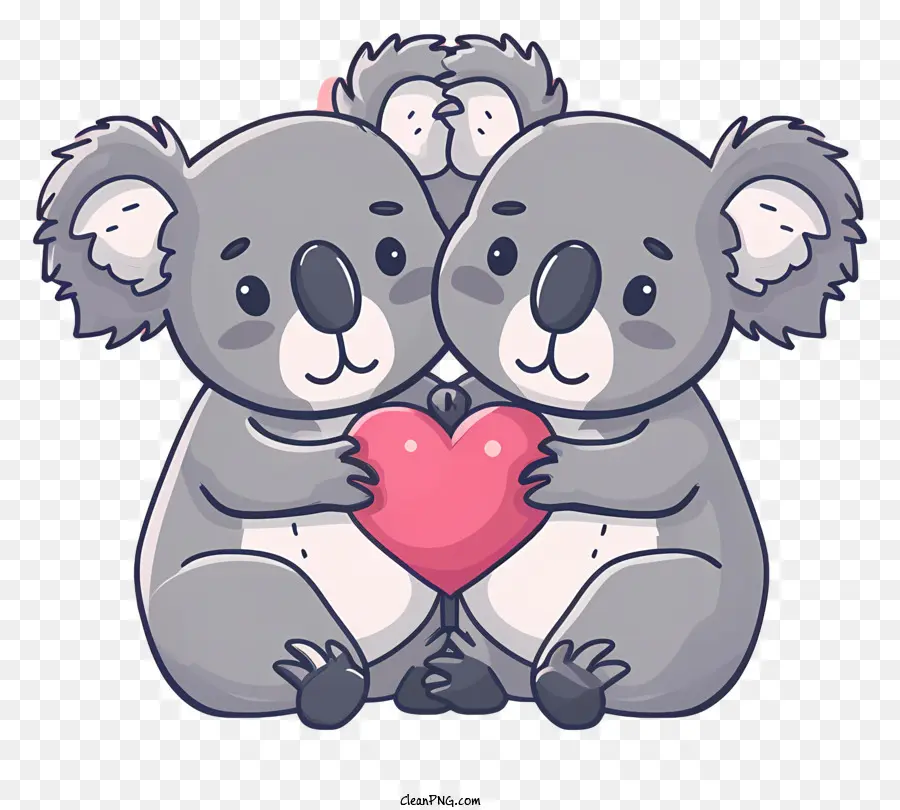 Amantes De Koala，Valentine PNG