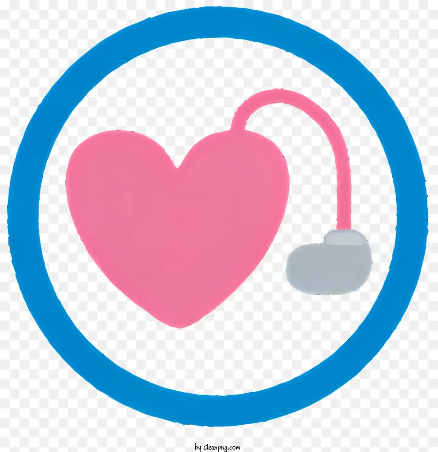 Objeto Rosado En Forma De Corazón，Auriculares PNG