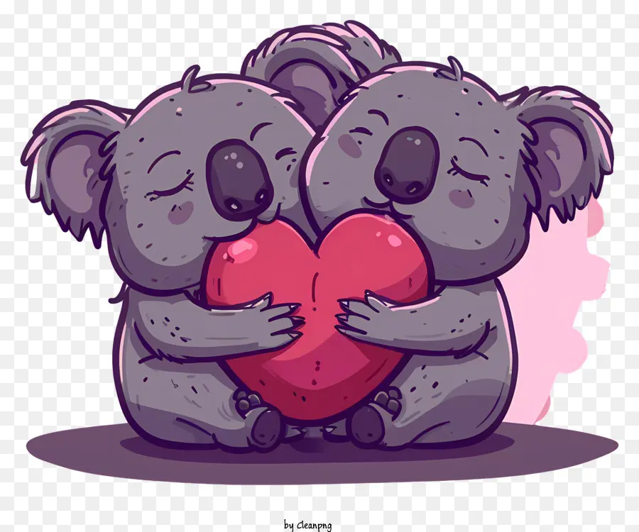 Amantes De Koala，Valentine PNG