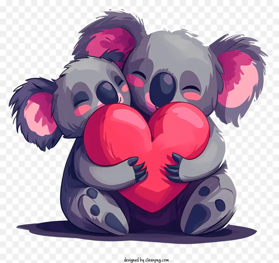 Amantes De Koala，Valentine PNG