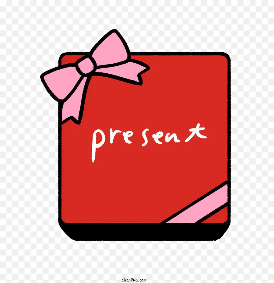 Caja De Regalo，Rojo De La Caja De Regalo PNG