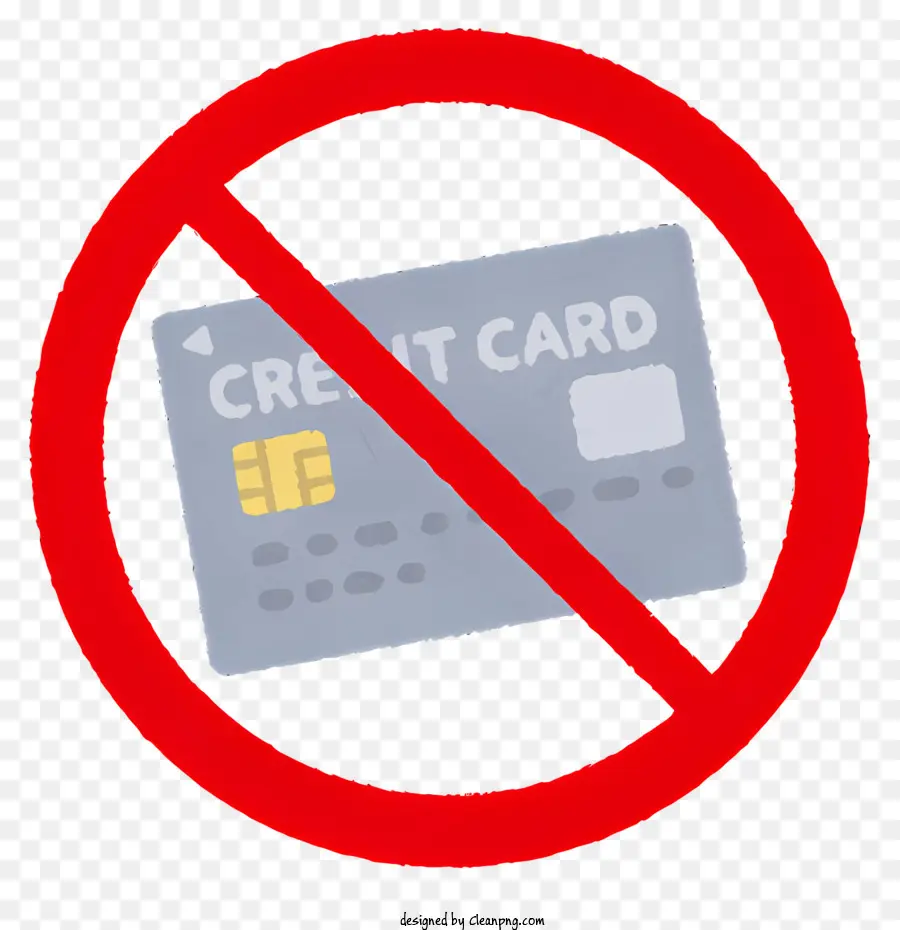 Restricciones De Tarjeta De Crédito，No Se Permite La Tarjeta De Crédito PNG