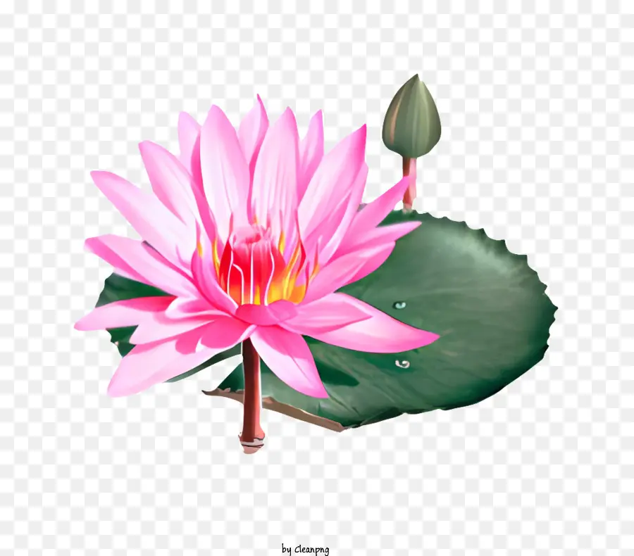 Flor，Flor De Loto Rosa PNG