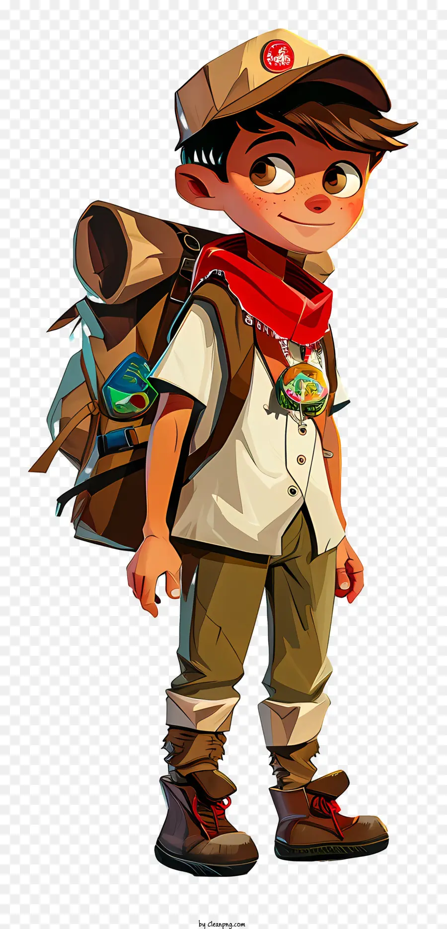 Boys Scouts，Ilustración De Dibujos Animados PNG