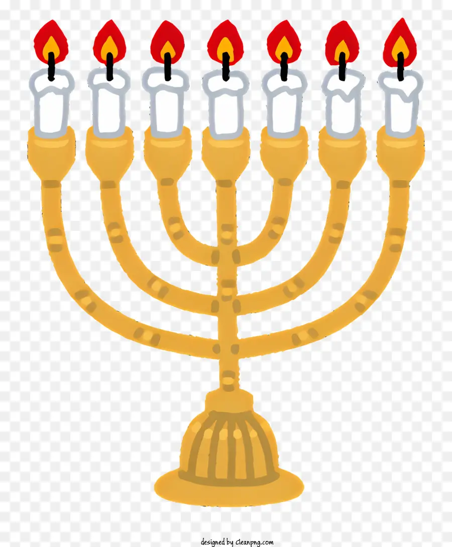 Jewish，Menorah PNG