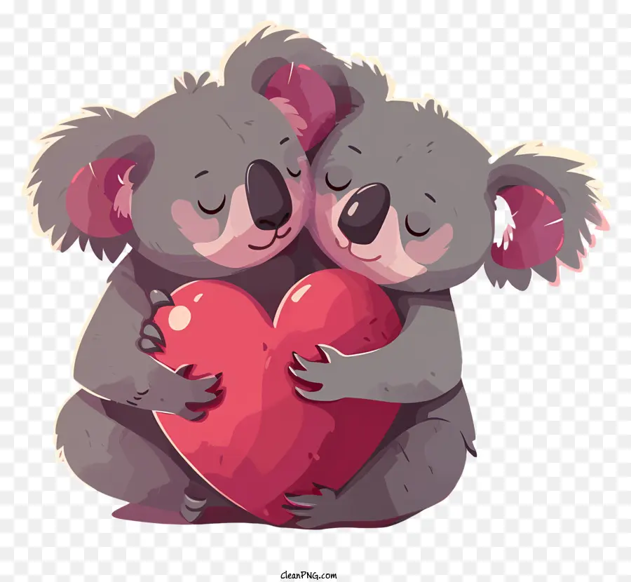 Amantes De Koala，Valentine PNG