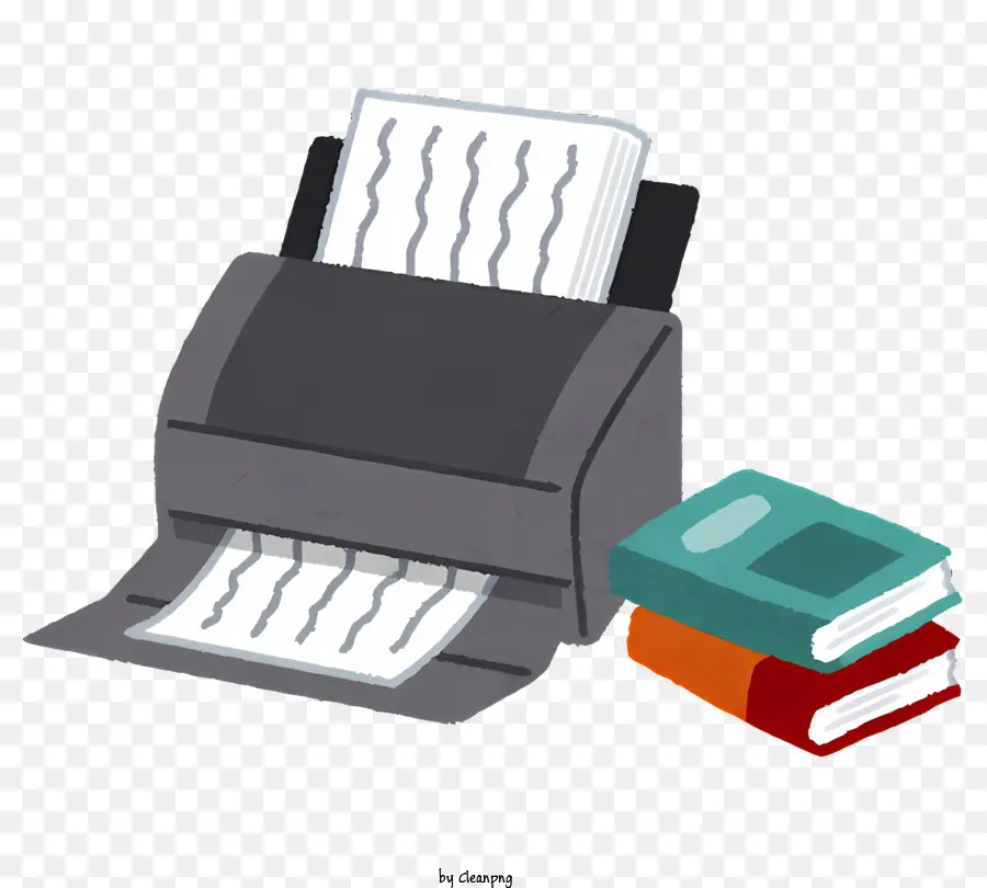 Libro，Impresora PNG