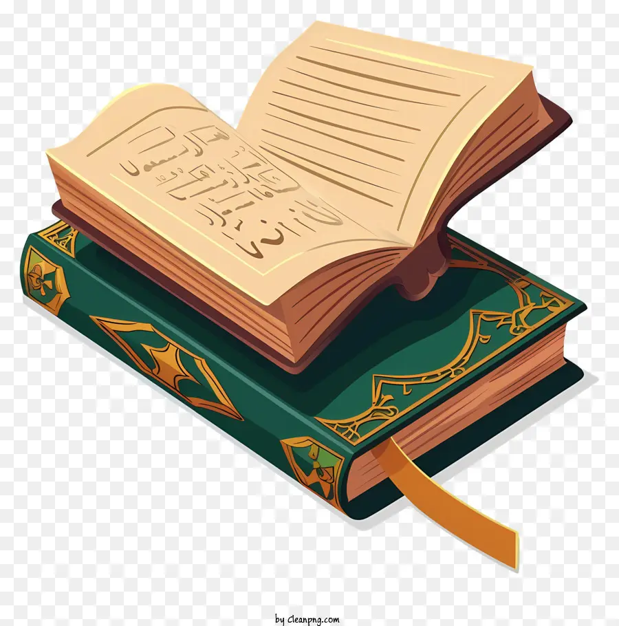 Libro Sagrado De Dibujos Animados Del Corán，Libro Viejo PNG