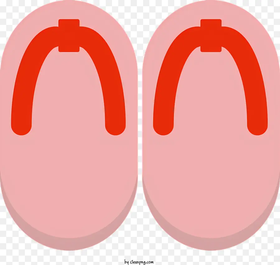 Rojo Zapatillas，Suela Blanca PNG