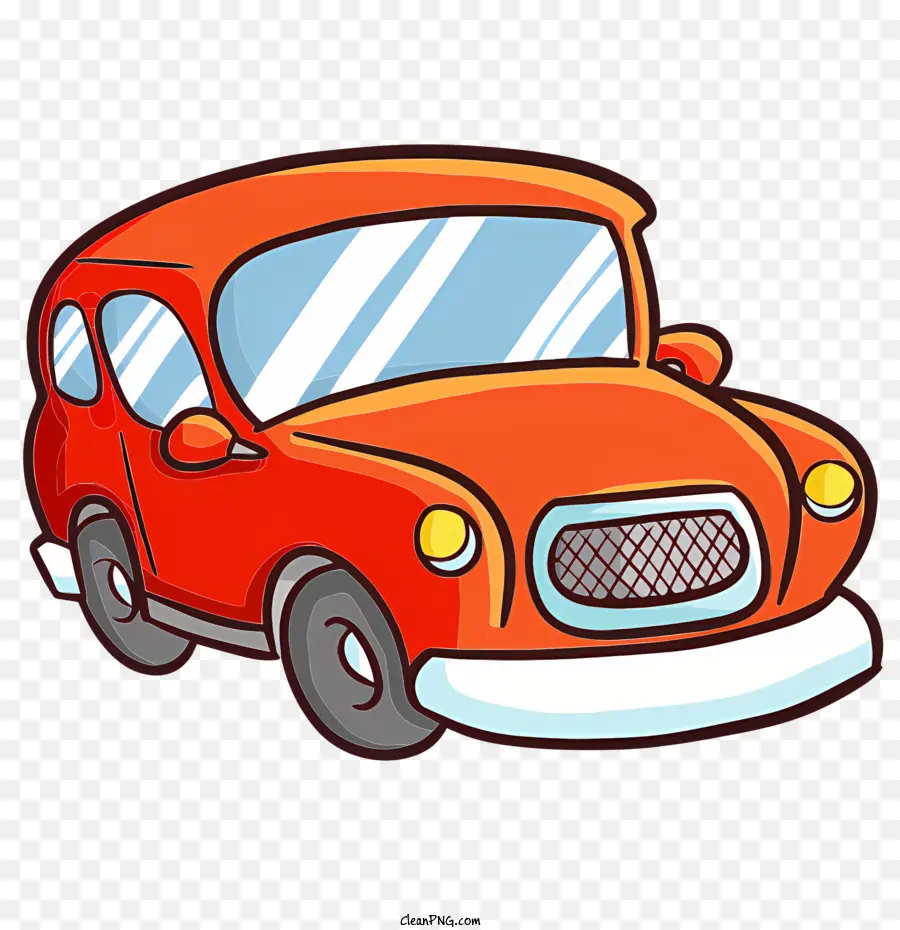 Dibujos Animados De Coches，Coche Rojo PNG