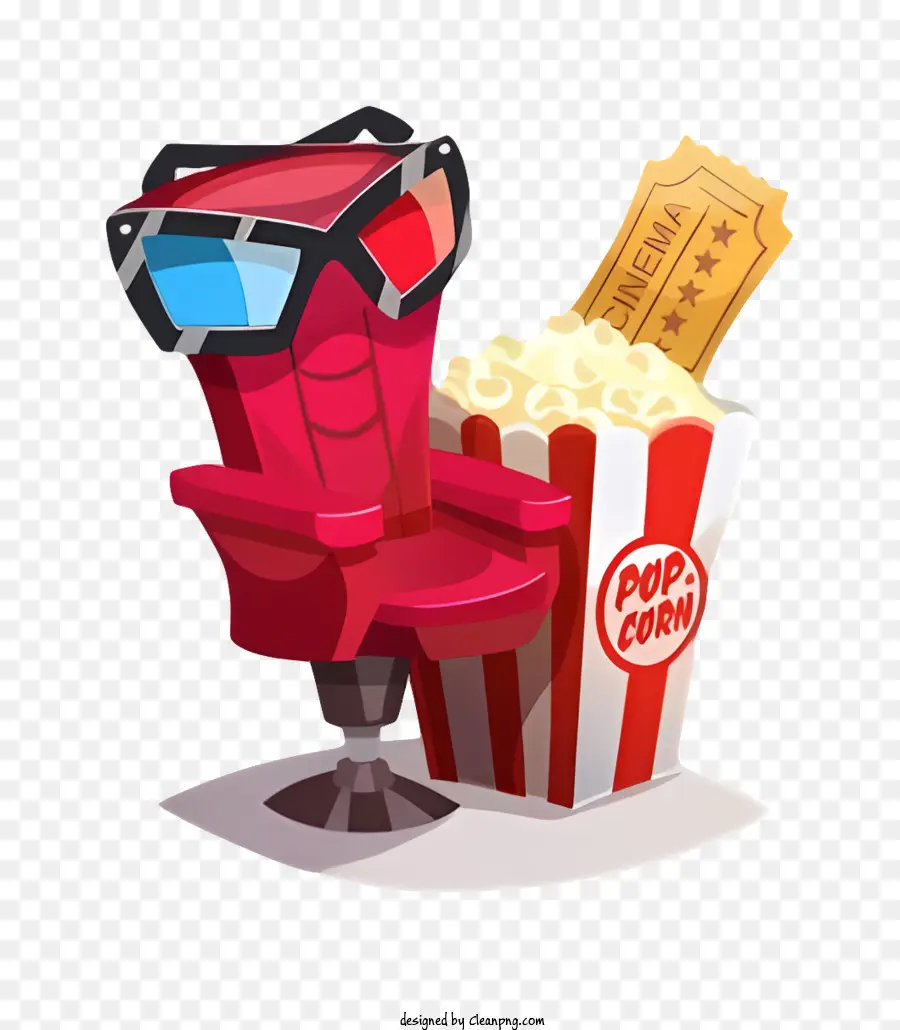 Logotipo De La Película，Sillón De Plástico Rojo PNG