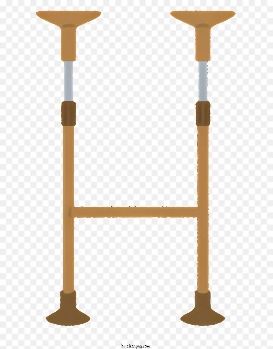 Sillas De Madera，Patas De Metal PNG