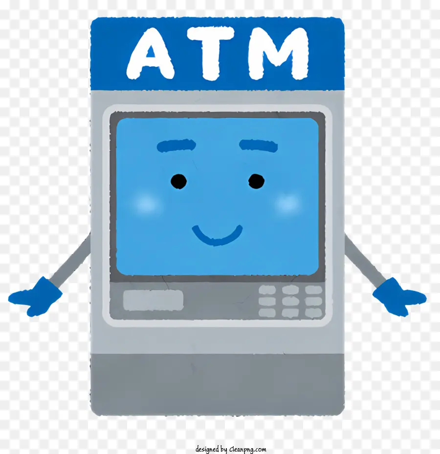 Atm Machine，Cajero Automático Sonriente PNG