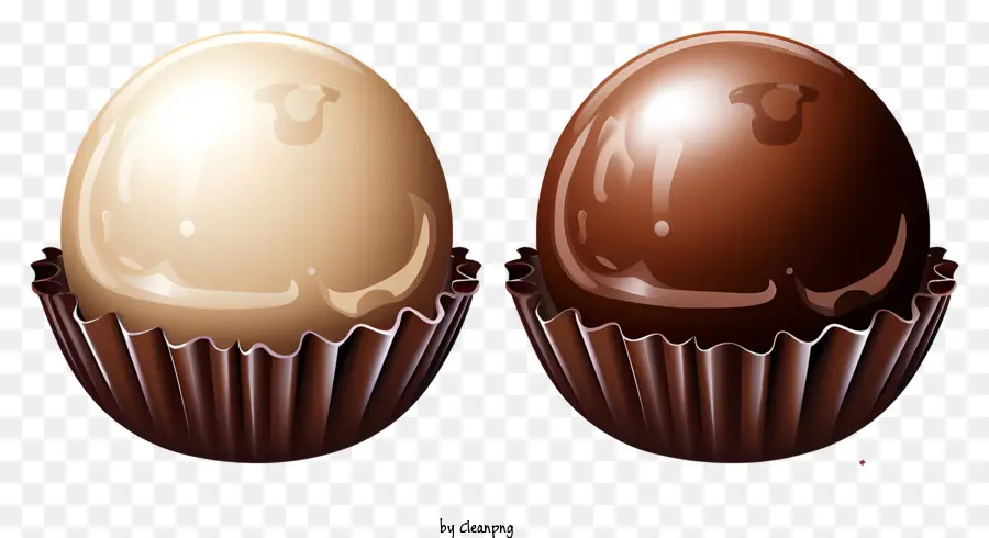 Bola De Chocolate Plana，Huevo De Chocolate PNG