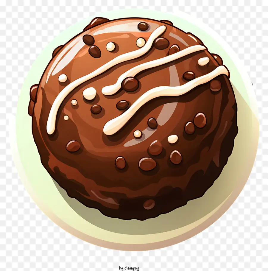 Pelota De Chocolate，Pastel De Chocolate PNG