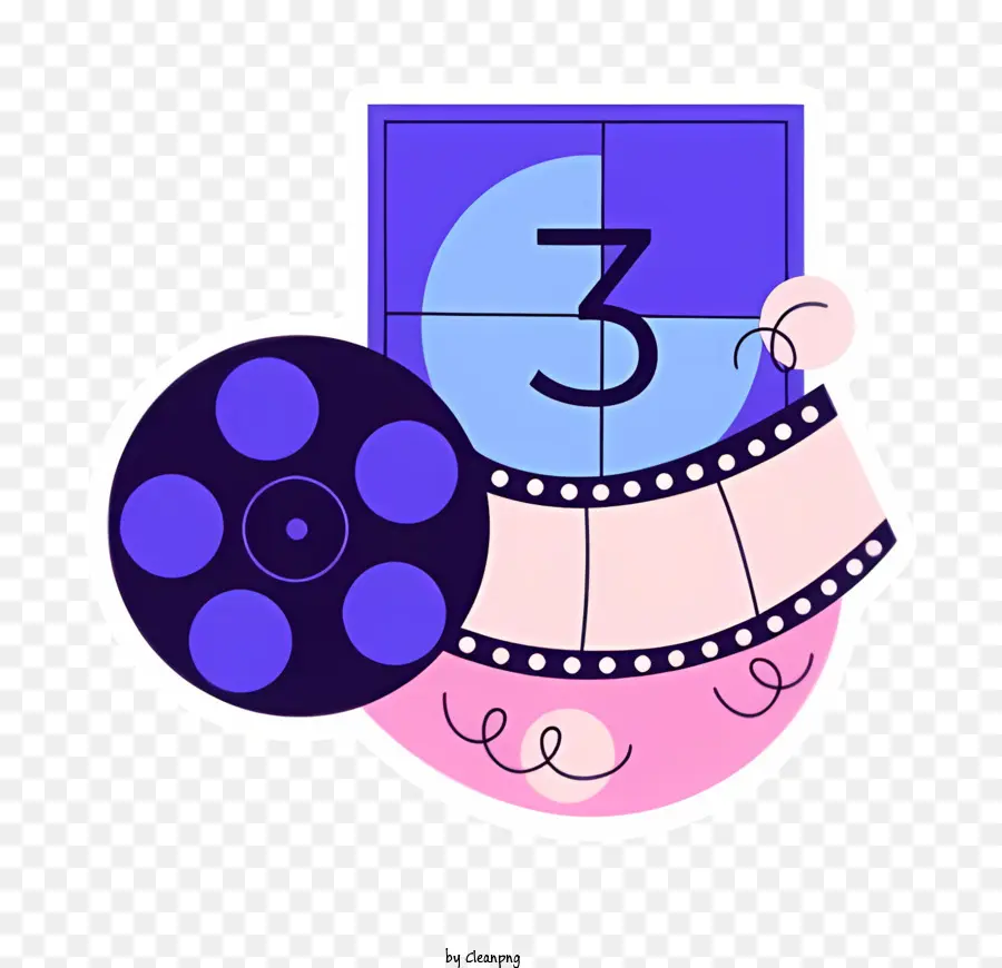 Logotipo De La Película，Carrete De Película De PNG