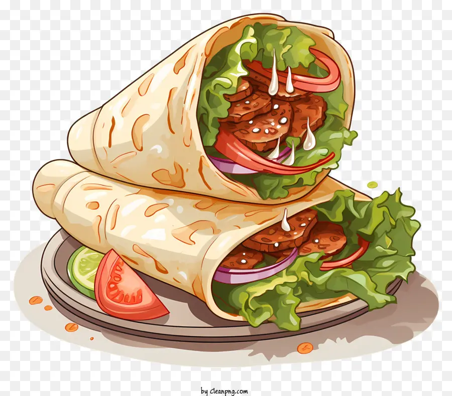 Boceto Shawarma，Sandwich PNG