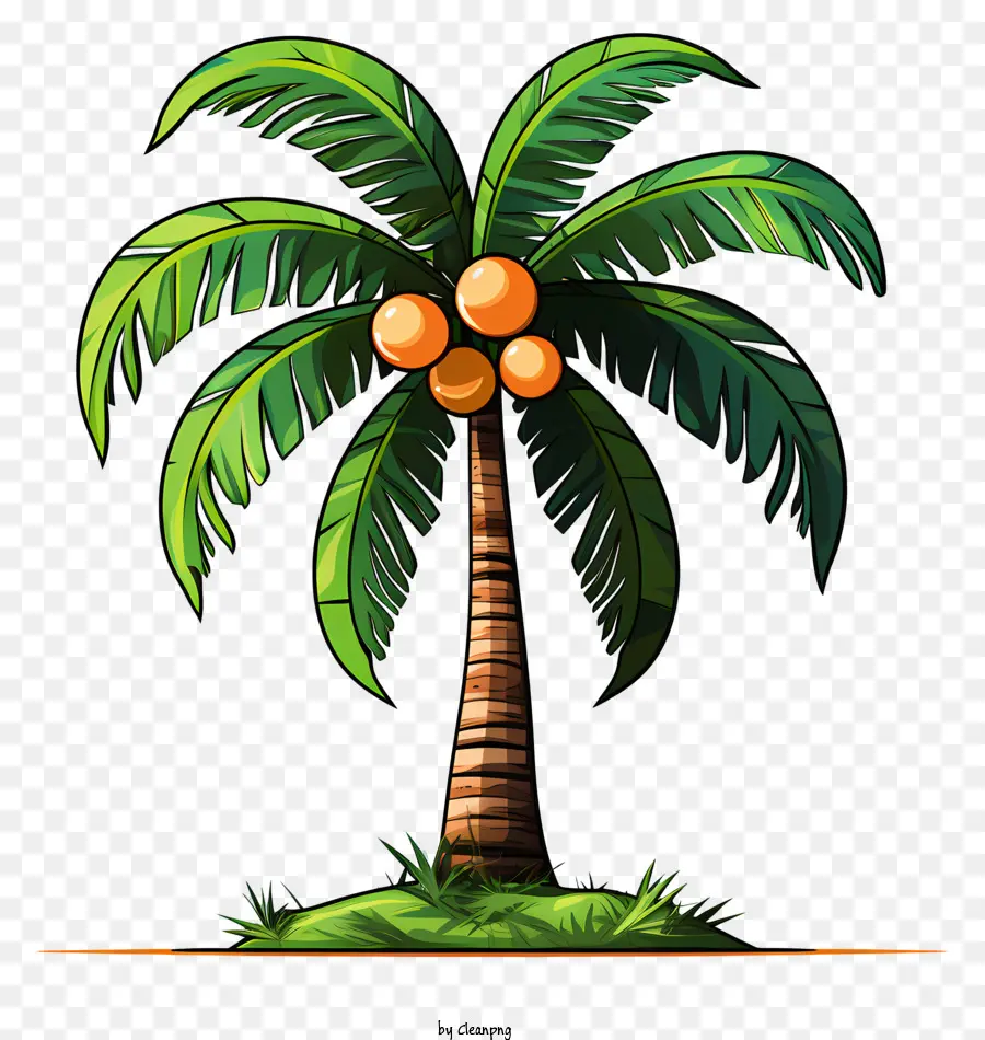 árbol De Coco，Palmera De Dibujos Animados PNG