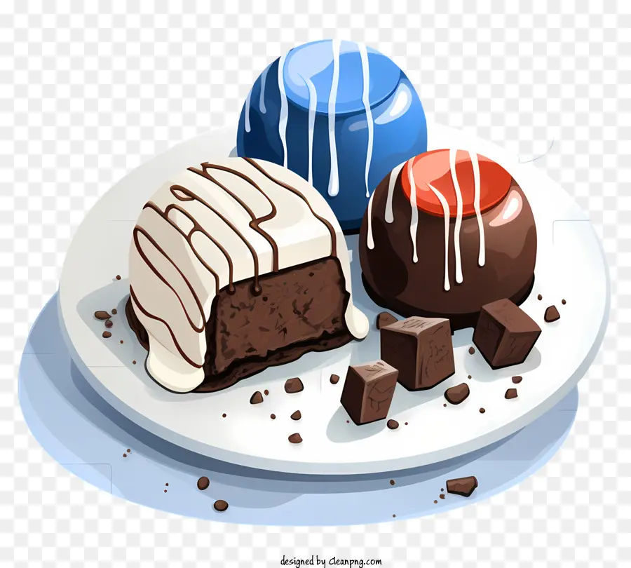 Bosquejo De Chocolate，Postres PNG