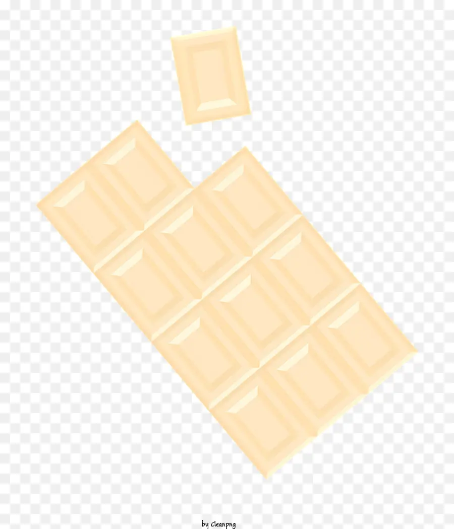 La Comida，Barra De Chocolate Blanco PNG