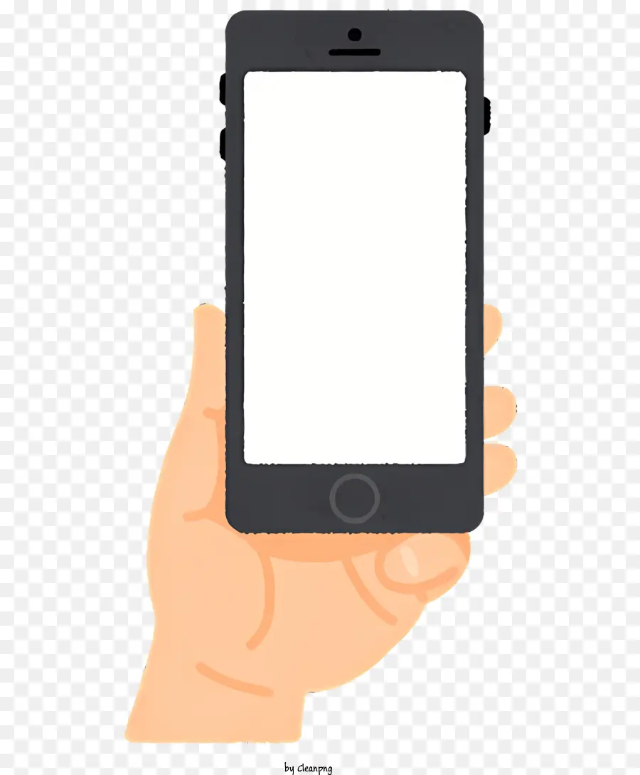 Smartphone，Pantalla En Blanco PNG