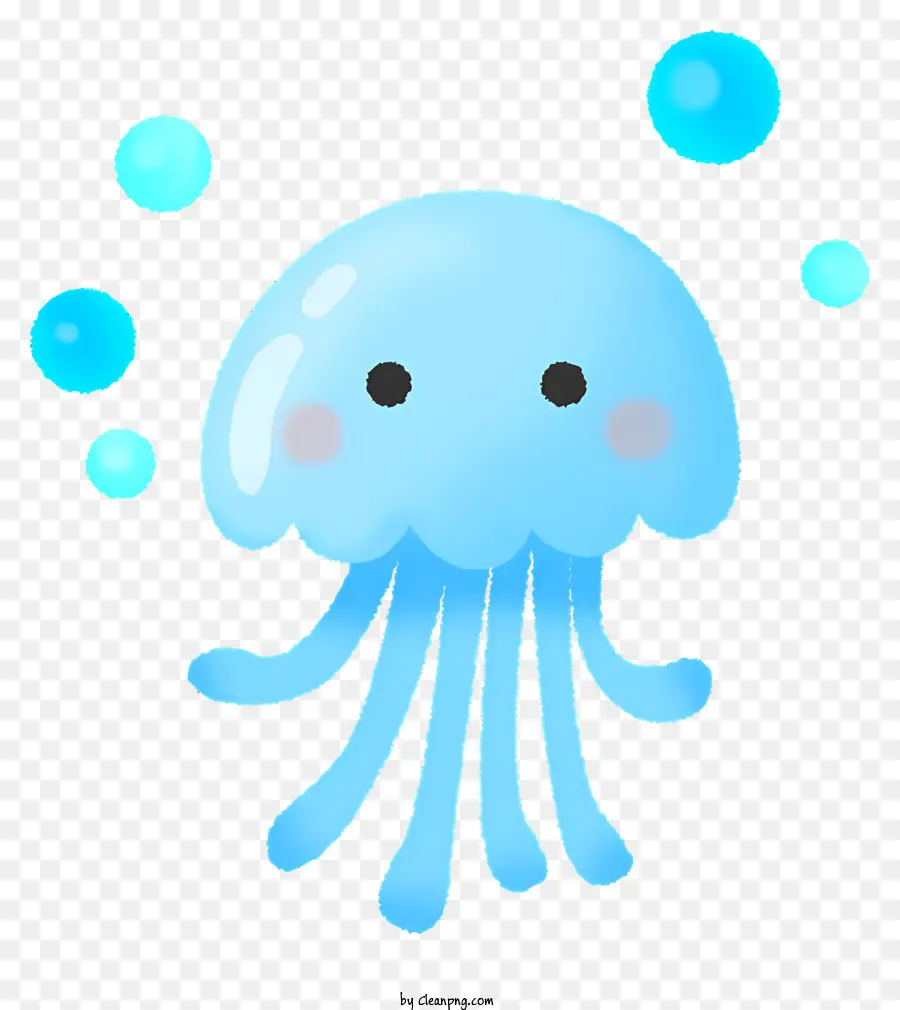 Las Medusas，Azul Medusas PNG