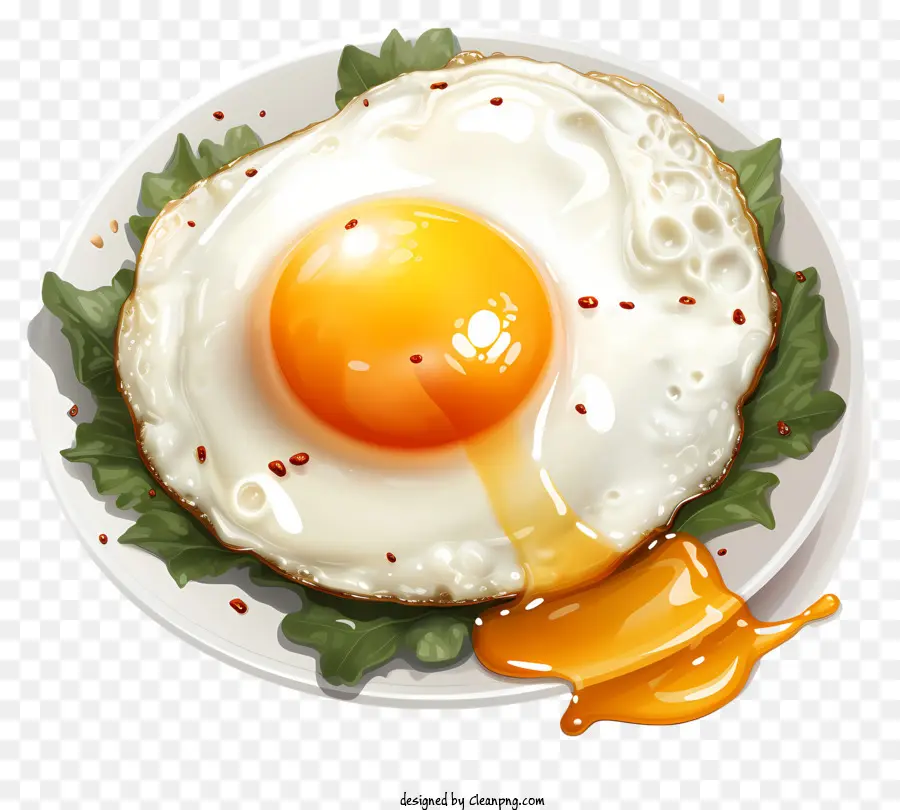 Huevo Escalfado Estilo Boceto，Huevo Frito PNG