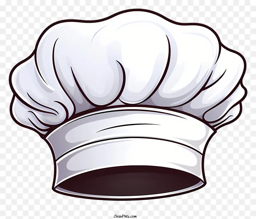 Gorro De Chef Estilo Garabato，Gorro De Cocinero PNG