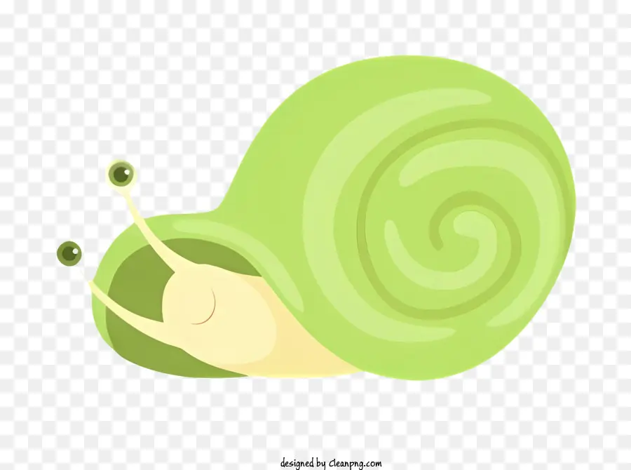 Dibujos Animados De Caracol，Caracol Verde PNG