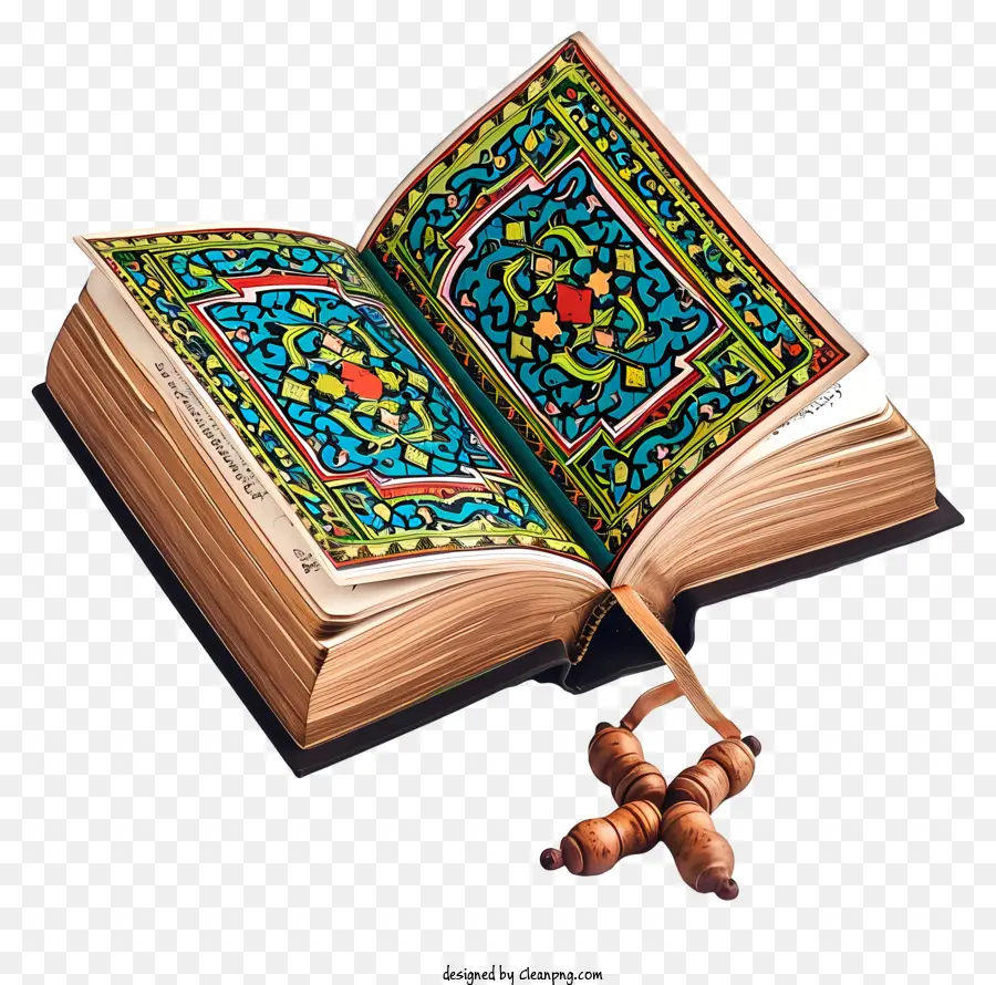 Libro Sagrado Del Corán Y Cuentas De Oración，Diseños Del Corán PNG