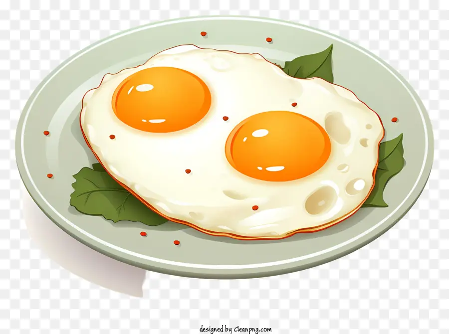 Huevo Escalfado De Estilo Garabato，Huevos Fritos PNG