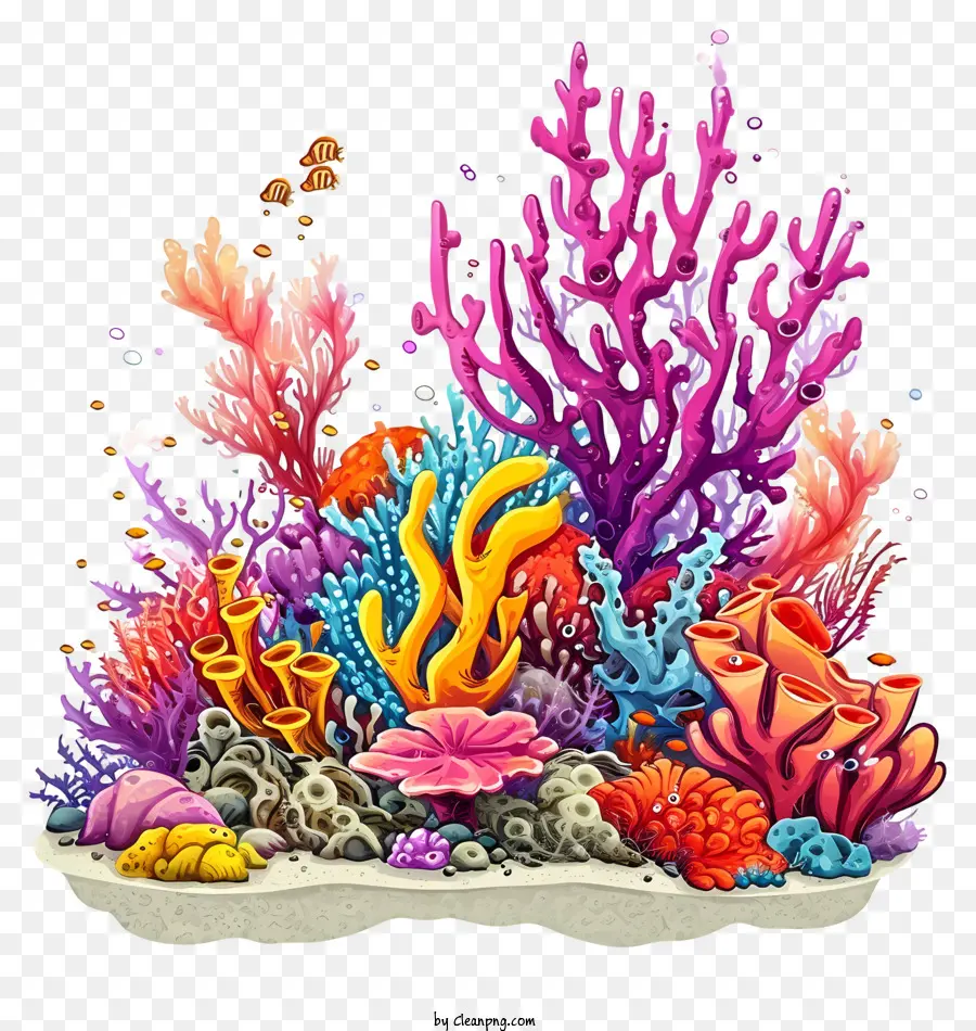 Arrecife De Coral De Dibujos Animados，Arrecife De Coral PNG
