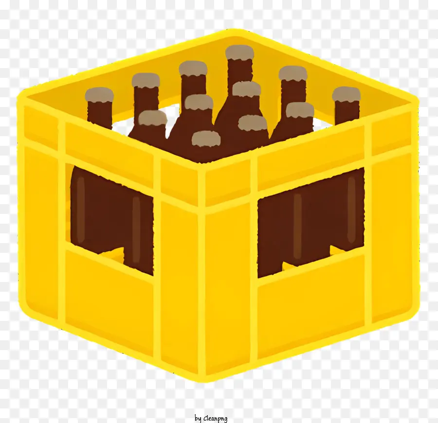 Botellas De Cerveza，Caja De Cartón PNG