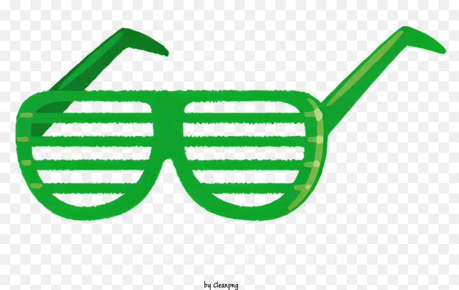 La Moda，Gafas De Sol Verdes PNG