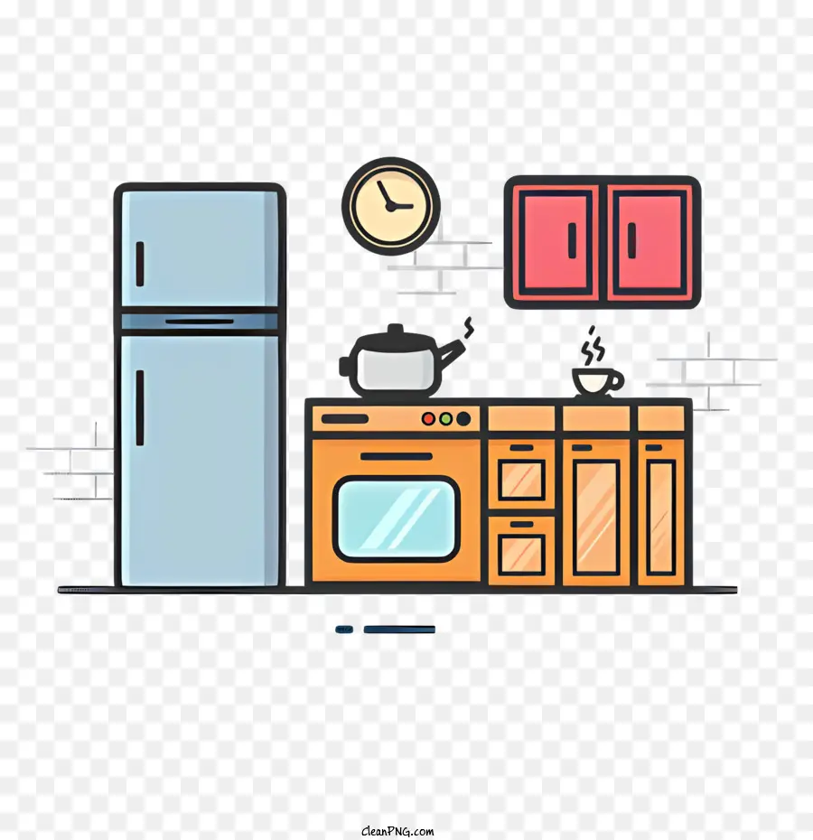 De Fondo，Cocina Moderna PNG