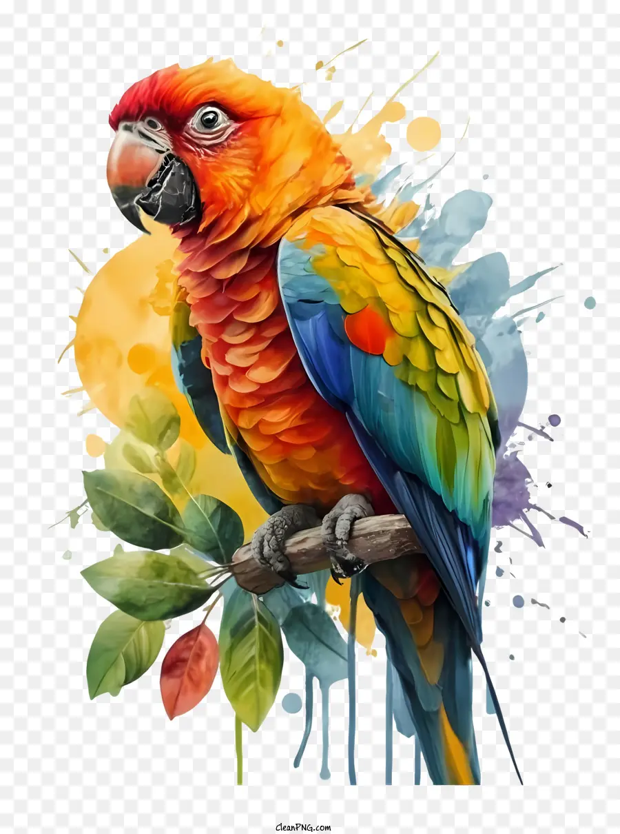 Loro De Pájaros，Loro Colorido PNG