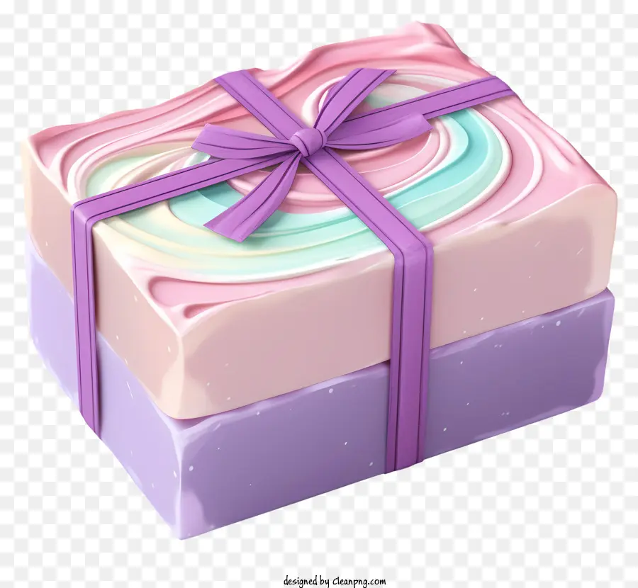 Barra De Jabón Pastel，Caja De Regalo PNG