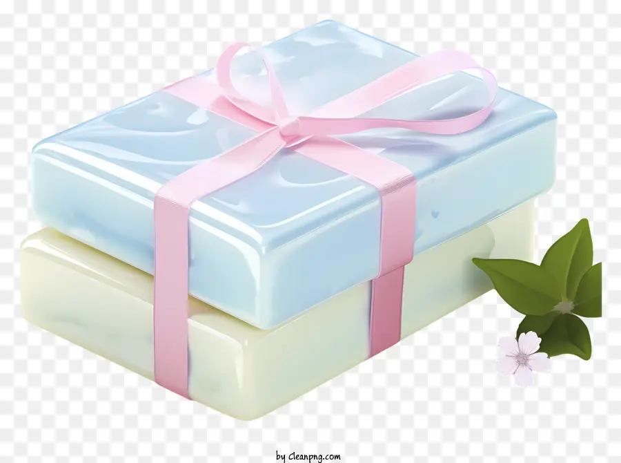 Pastilla De Jabón Plana，Caja De Regalo PNG