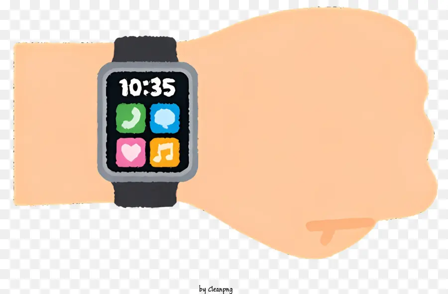 Reloj Inteligente，Teléfono Inteligente Integrado PNG