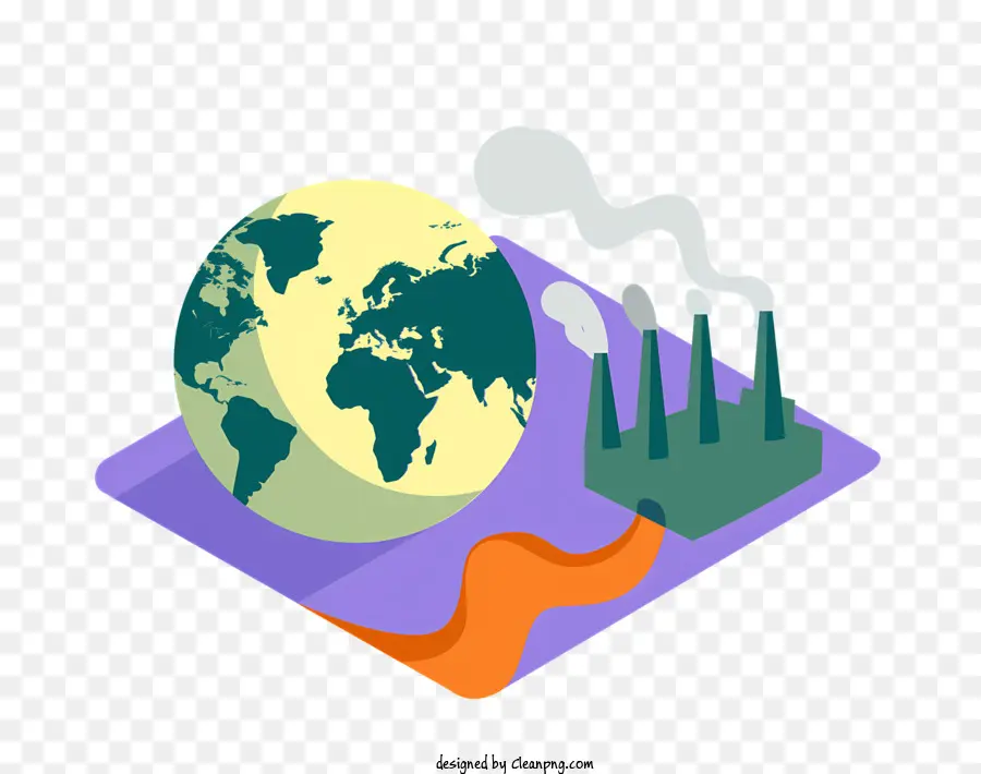 El Calentamiento Global，La Contaminación Del Aire PNG