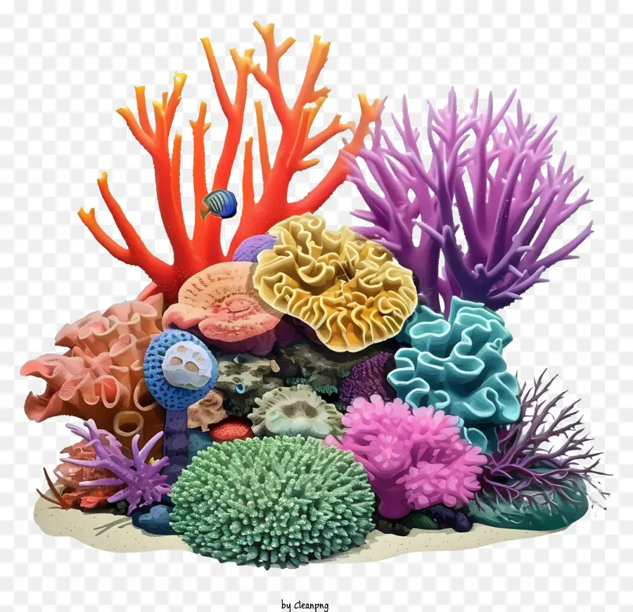Arrecife De Coral Plano，Coral PNG