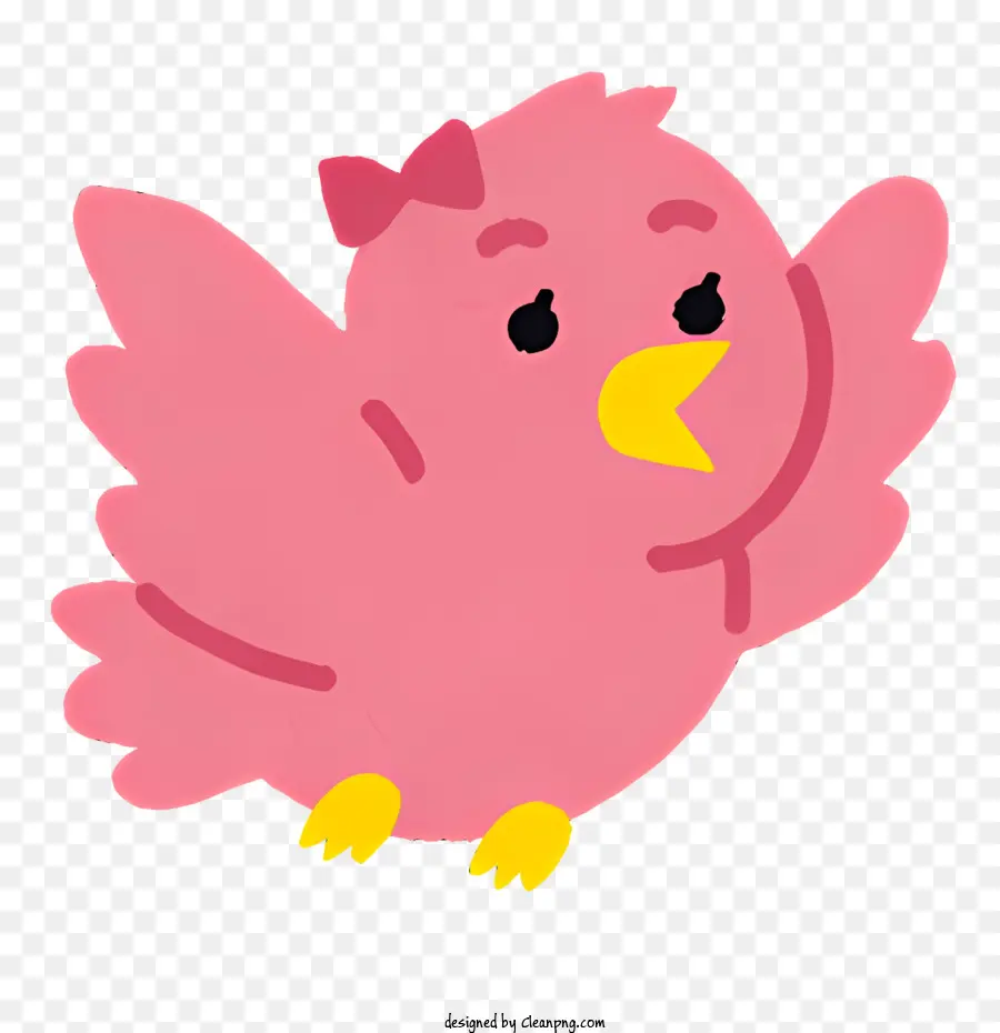 Pink Bird，Amarillo Arco PNG