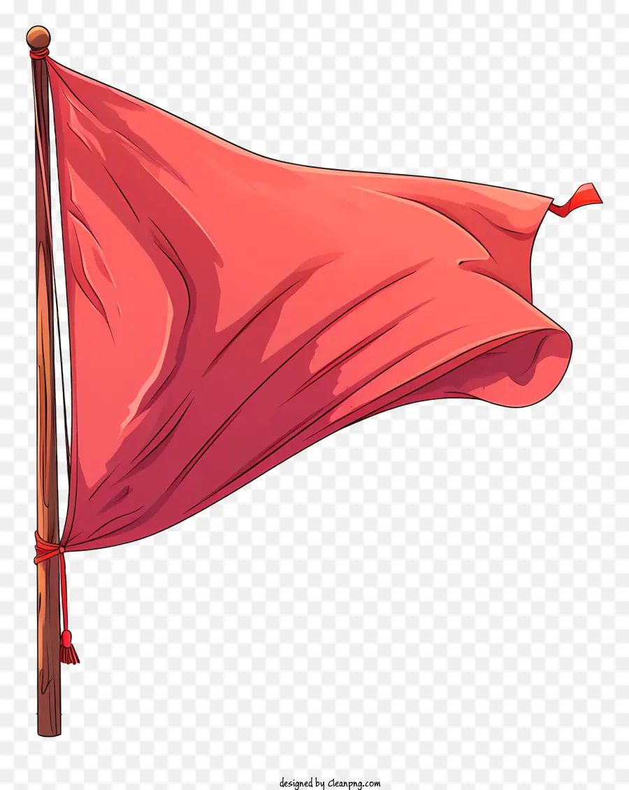 Bandera Roja Estilo Boceto，Bandera Roja PNG