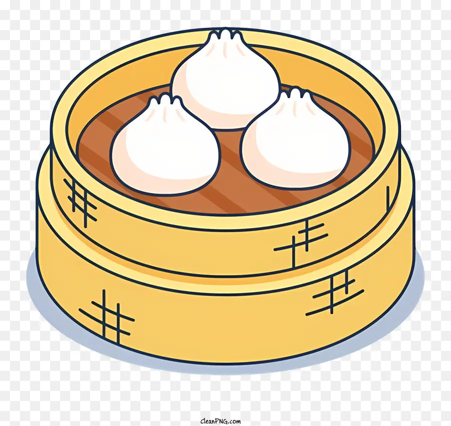 Comida China，Bollos Al Vapor PNG