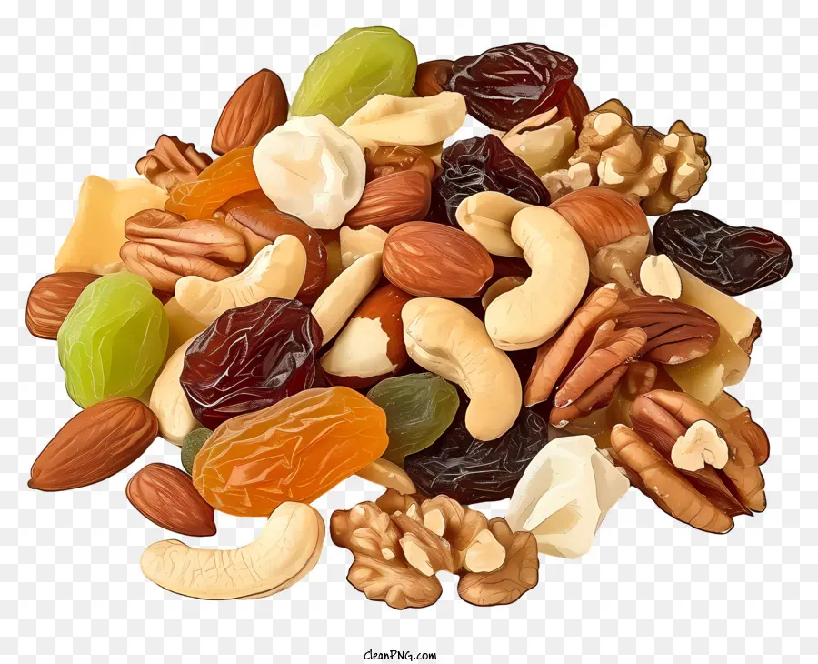 Mezcla De Frutas Y Nueces Secas，Tuercas PNG