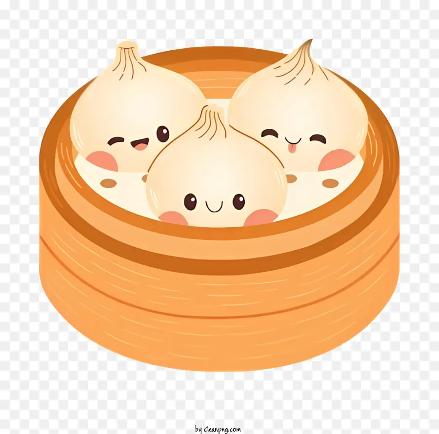 La Comida China，Bollos De Vapor Chino PNG