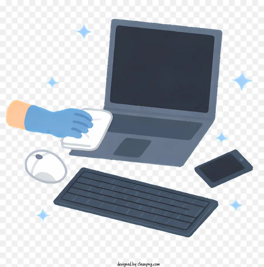Ordenador，Limpieza De Laptop PNG