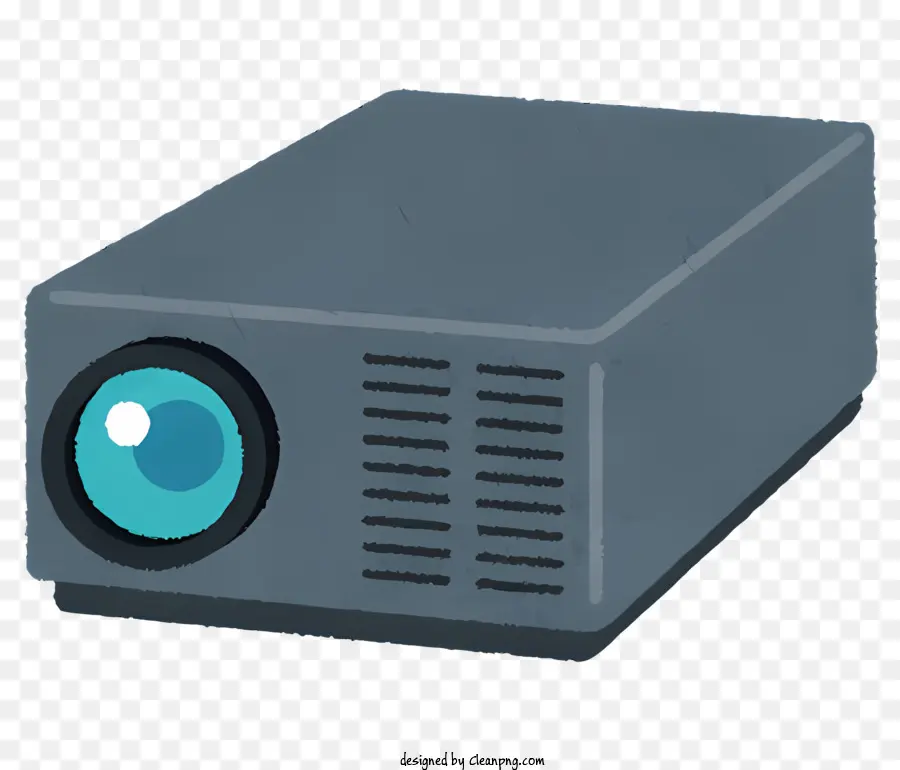 Ordenador，Azul Proyector PNG